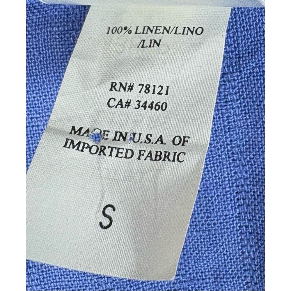 Eileen Fisher womans V neck linen tunic dress size S - Picture 6 of 6